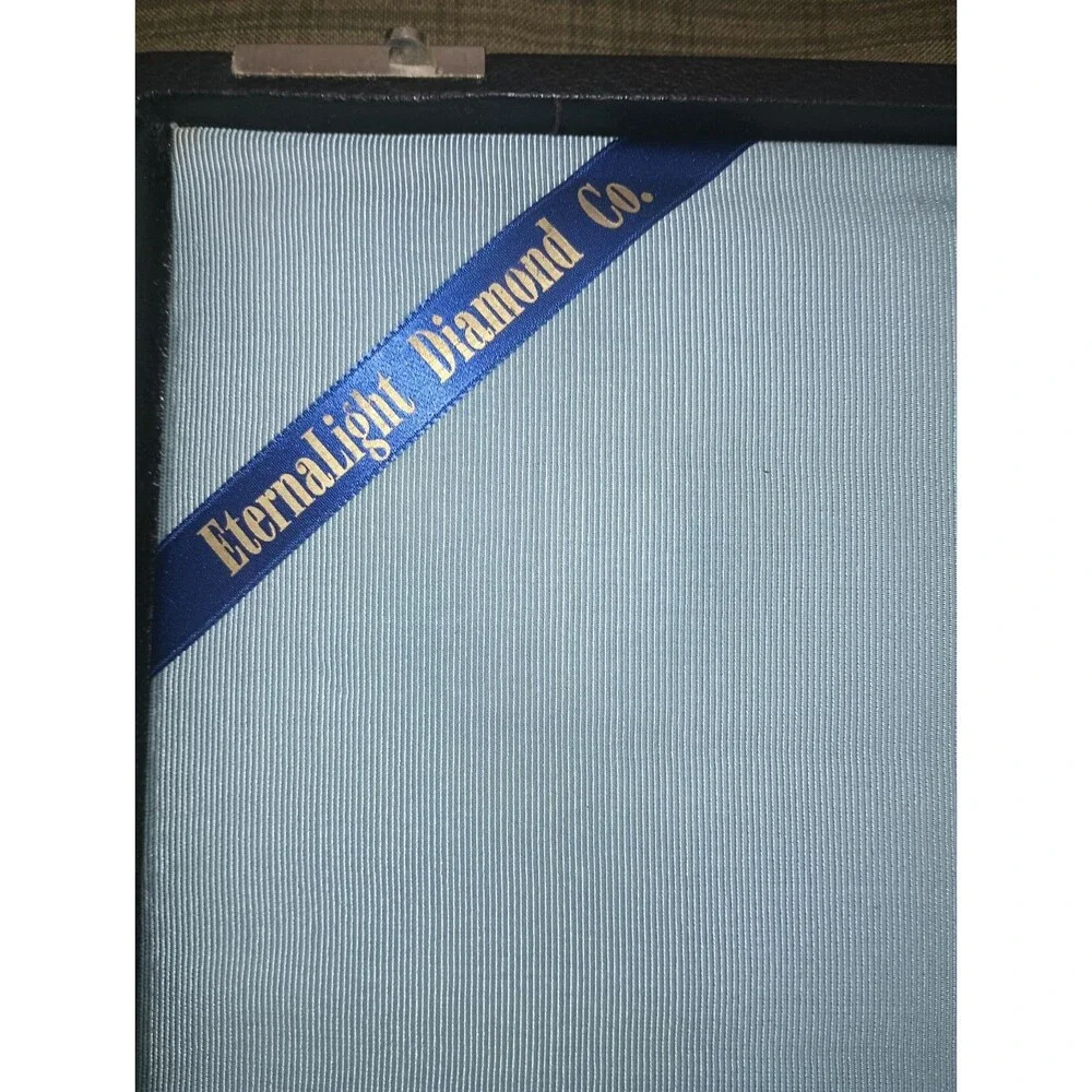 Vintage Eternalight Diamond Co Jeweler Salesman Display Sample Case Ring Gem...